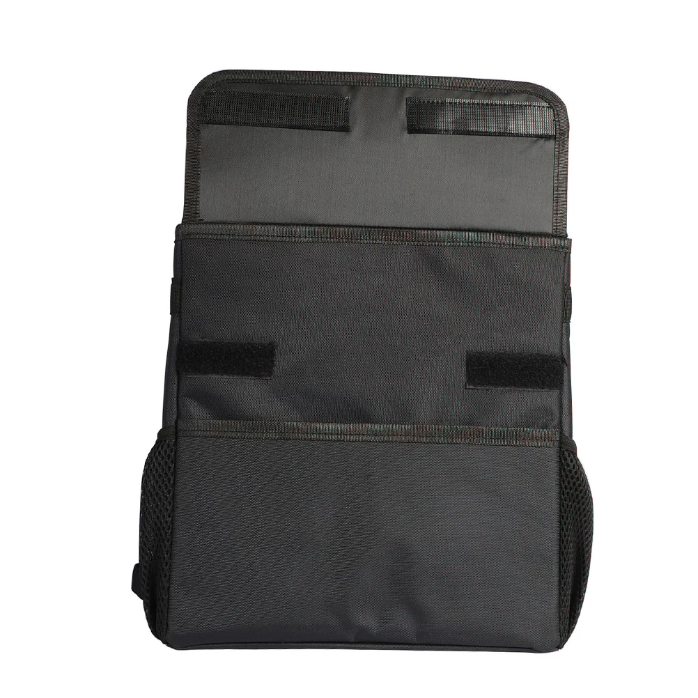 

Car Trash Bag Waterproof Large Capacity Garbage Holder Seat Back Folding Container Buckle Strap Hook Leakproof Reusable