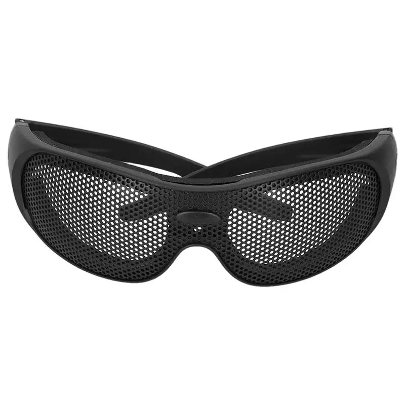 Safety Goggles Shock Resistant Metal Mesh Safety Glasses Anti Fog Safety Goggles Protective Eyewear Eye Protection Glasses For