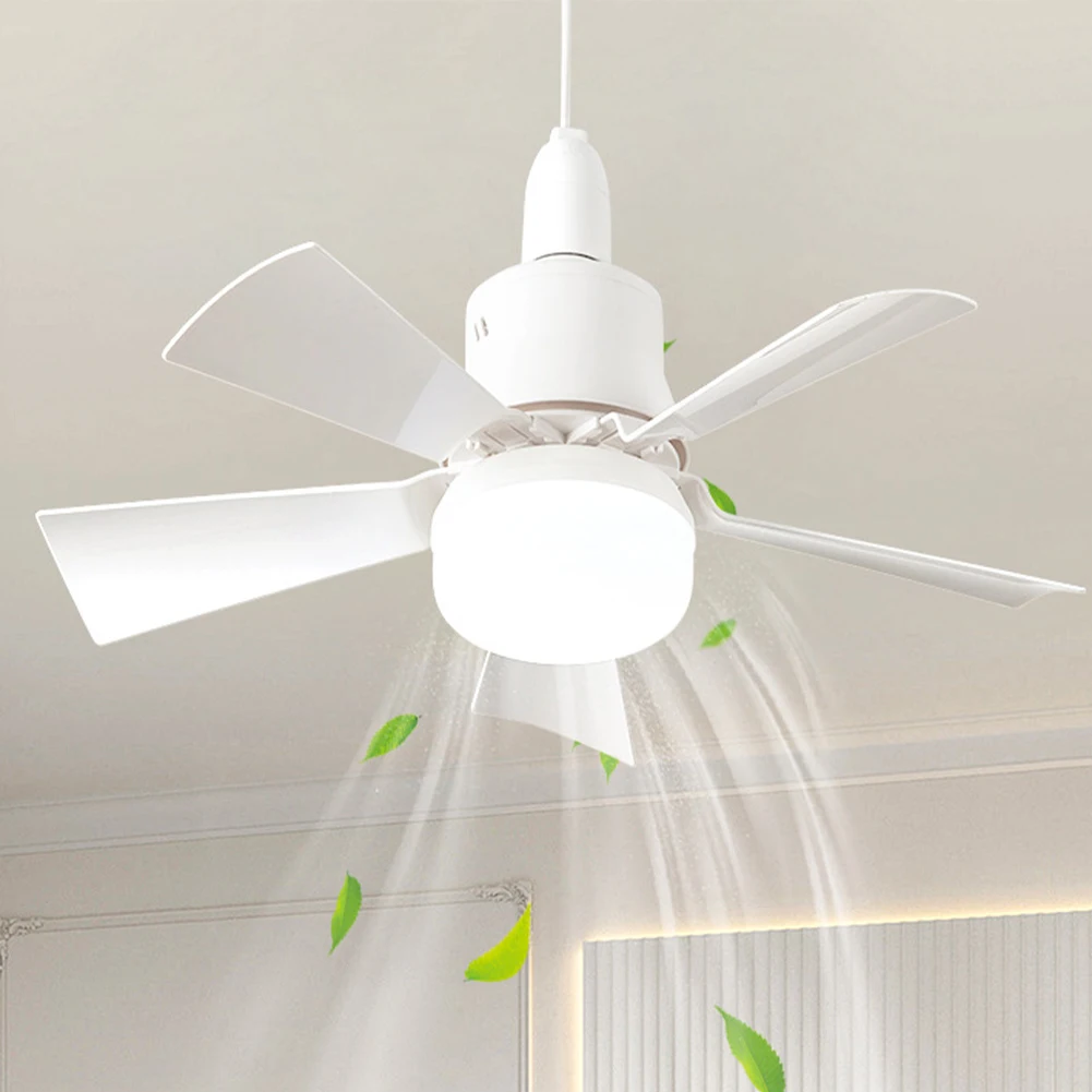 2024 New Cool Light LED Ceiling Fan, Socket Fan Light Original, Fan With Remote Control 1000 Lumens / 5000 Kelvins As Seen On TV