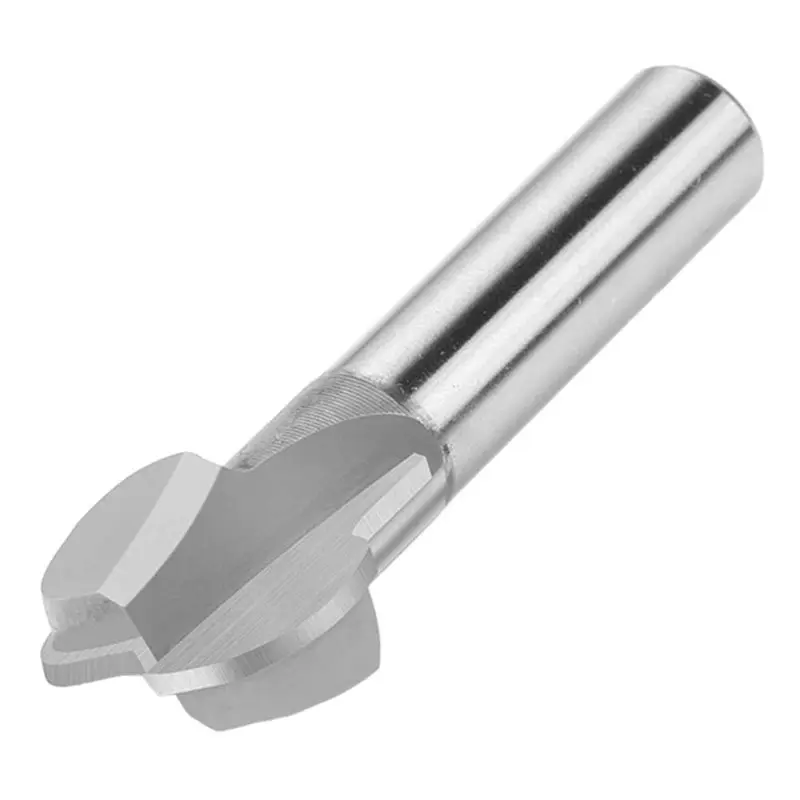 

ABGH- Pull Router Bit, One-Piece Molded Woodworking Milling Cutter Head, Two-Arc Handle Knife, Arc Grooving Tool, Shank