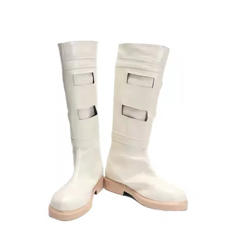 Padme Amidala Naberrie Cosplay Shoes White Boots Women Halloween Cosplay Prop Padme Amidala Custom Made