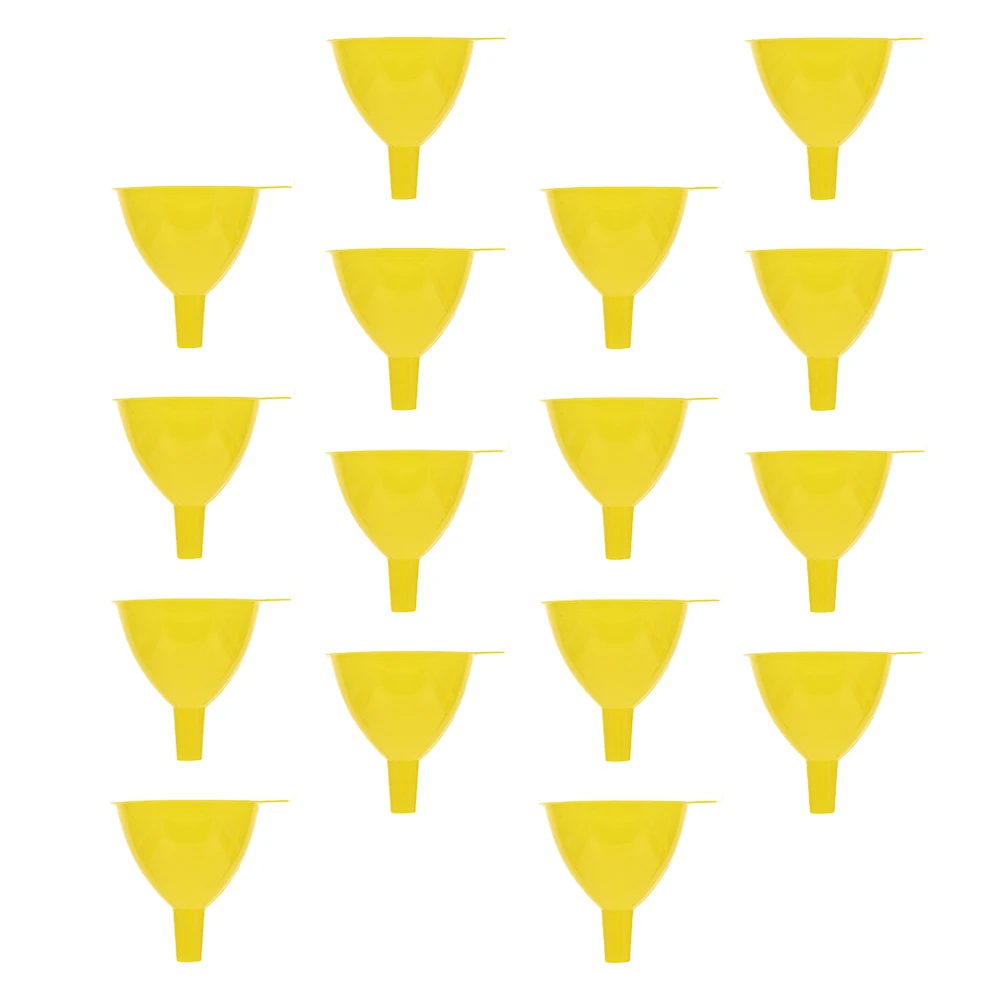 

16 Pcs Plastic Funnel 60mm Wide mouth Filter for Laboratory Classroom Home Science Experiments Funnels Repair Tools