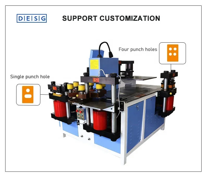 Copper Row Multifunctional Busbar Processing Machine Hydraulic Copper Processing Equipment Shear Punching And Bending