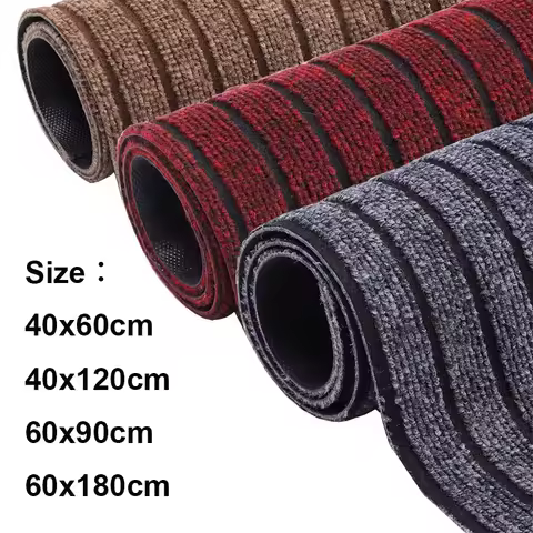 Anti Slip Kitchen Mat Floor Carpet Freely Cut DIY Absorb Oil Kitchen Doormat Long Hallway Runner Rug Entrance Easy To Clean Mat