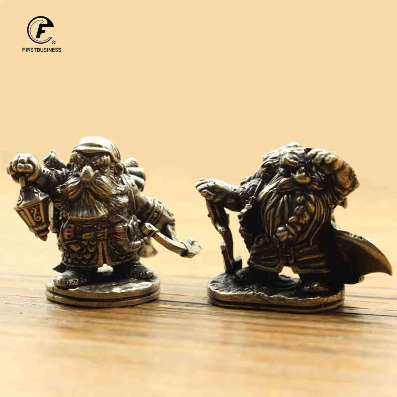 Vintage Dwarven regiment Dwarf Mage Soldier Model Figurines Toys Board Game Chess Car Decoration Boys Gifts view 6