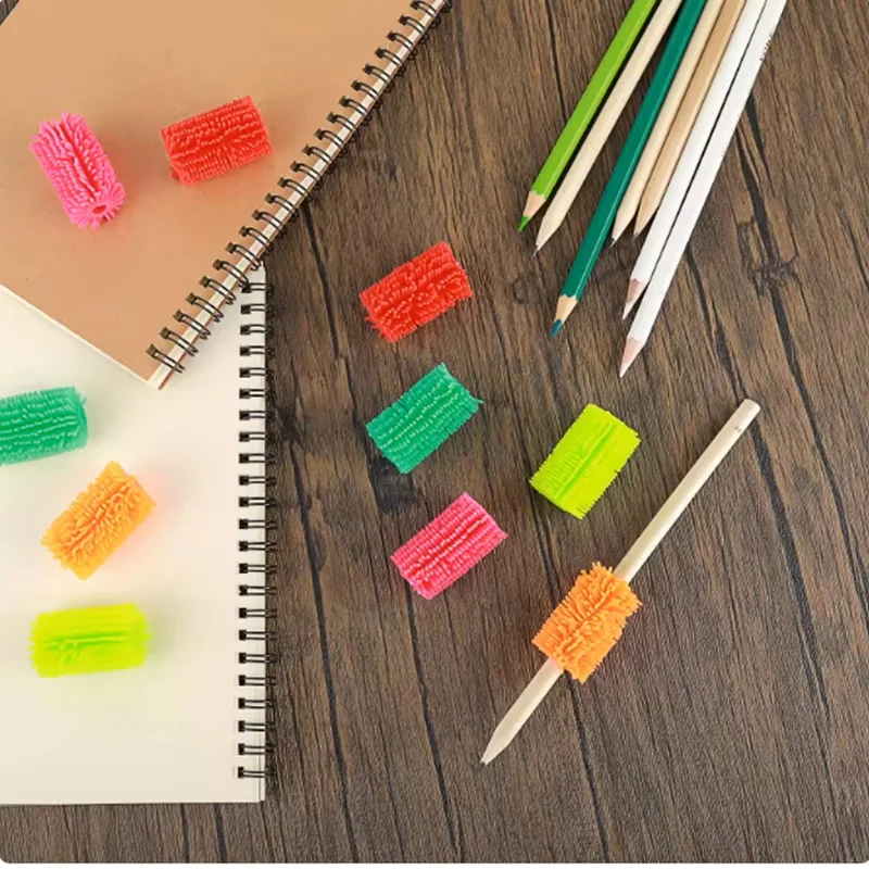 5/10PCS TPR Pen Grip Practise  Aid Writing Gripper Posture Correction Device for Kid Hand Writing Pencil Pen Holder squeeze Toy