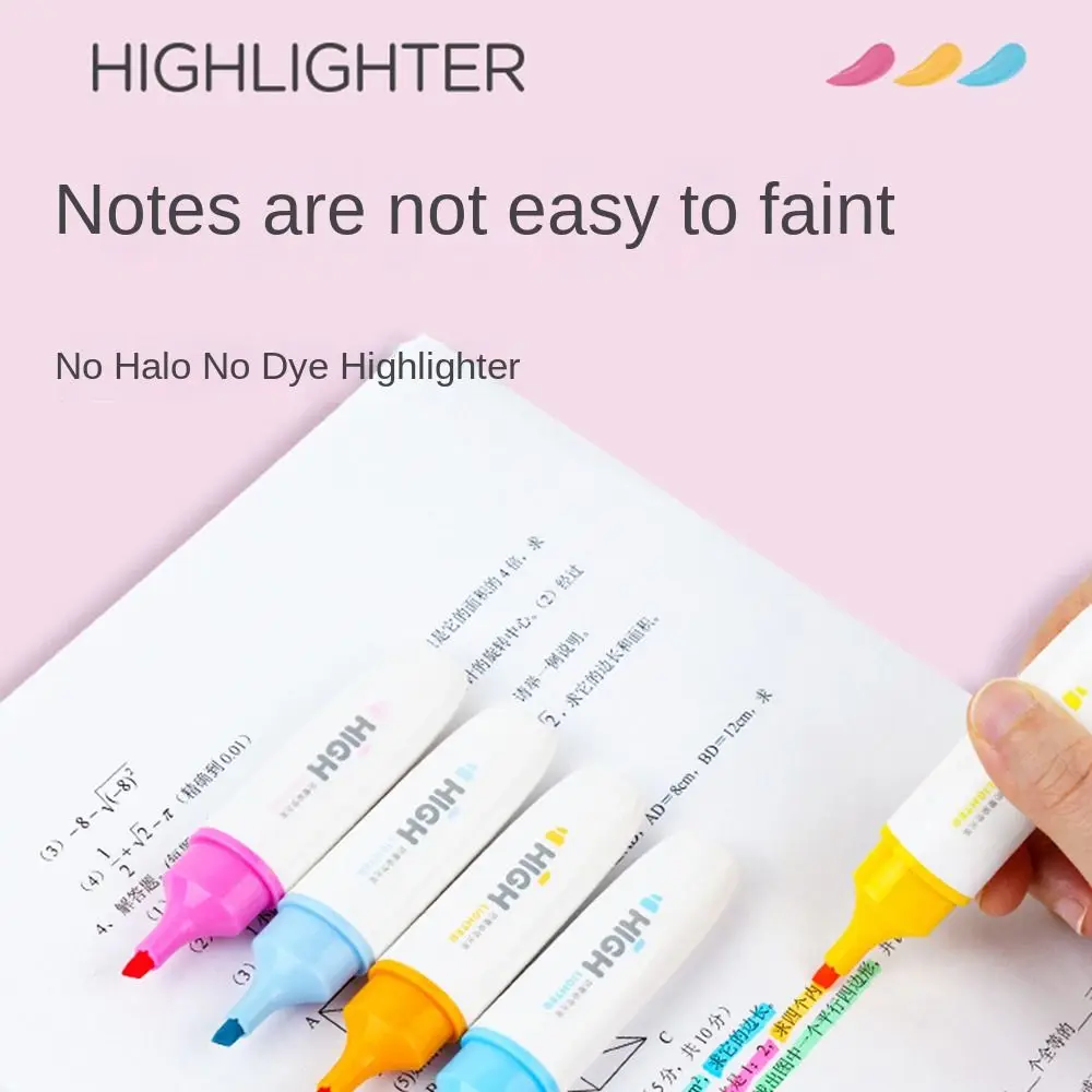 6 шт./набор, флуоресцентные мини-маркеры для мальчиков и девочек