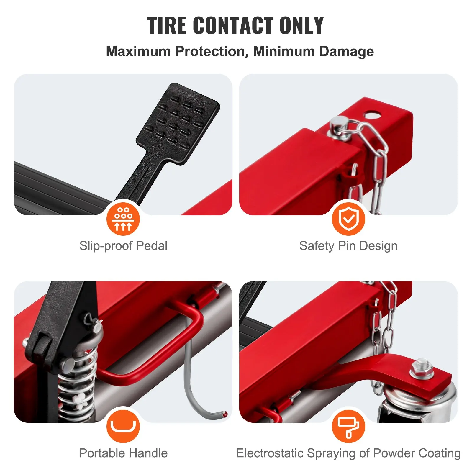 Herramientas de movimiento de automóviles Dolly Go Jack con rueda hidráulica aprobada por salida de precio de fábrica en stock