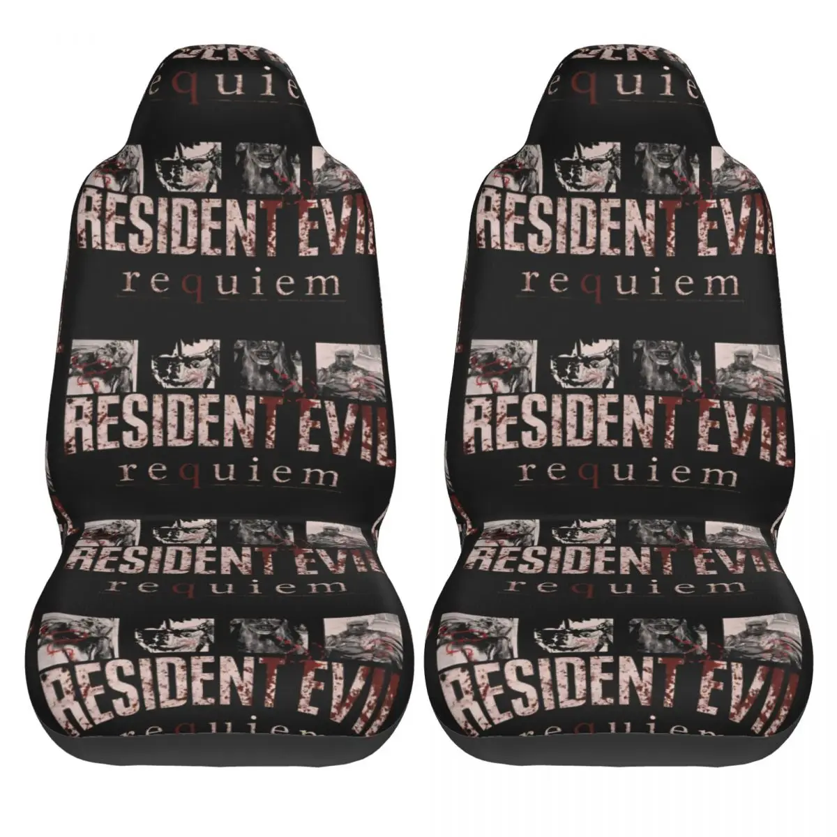 

Чехлы на автомобильные сиденья Evil Residents 9 Requiem, полиэстеровые защитные чехлы для автокресел, комплект из двух частей, премиум-класса