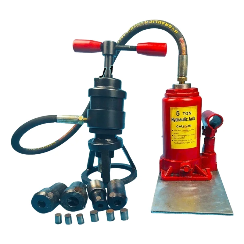 New Hydraulic Valve Seat Extractor Puller, 65Mn Steel 4 Pull Heads Jack Style Cylinder Head Repair Tool
