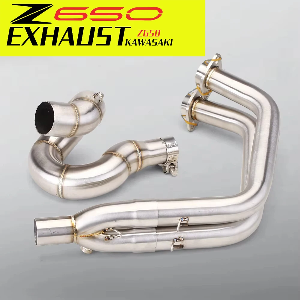 

Escape Slip On Front Tube Link Pipe Connect оригинальная полная выхлопная система мотоцикла для Kawasaki ninja650 z650 2017-2022