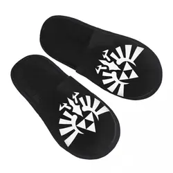 Custom The Legend Of Zeldas Comfy Scuff Memory Foam Slippers Women Anime Game Hotel House Shoes