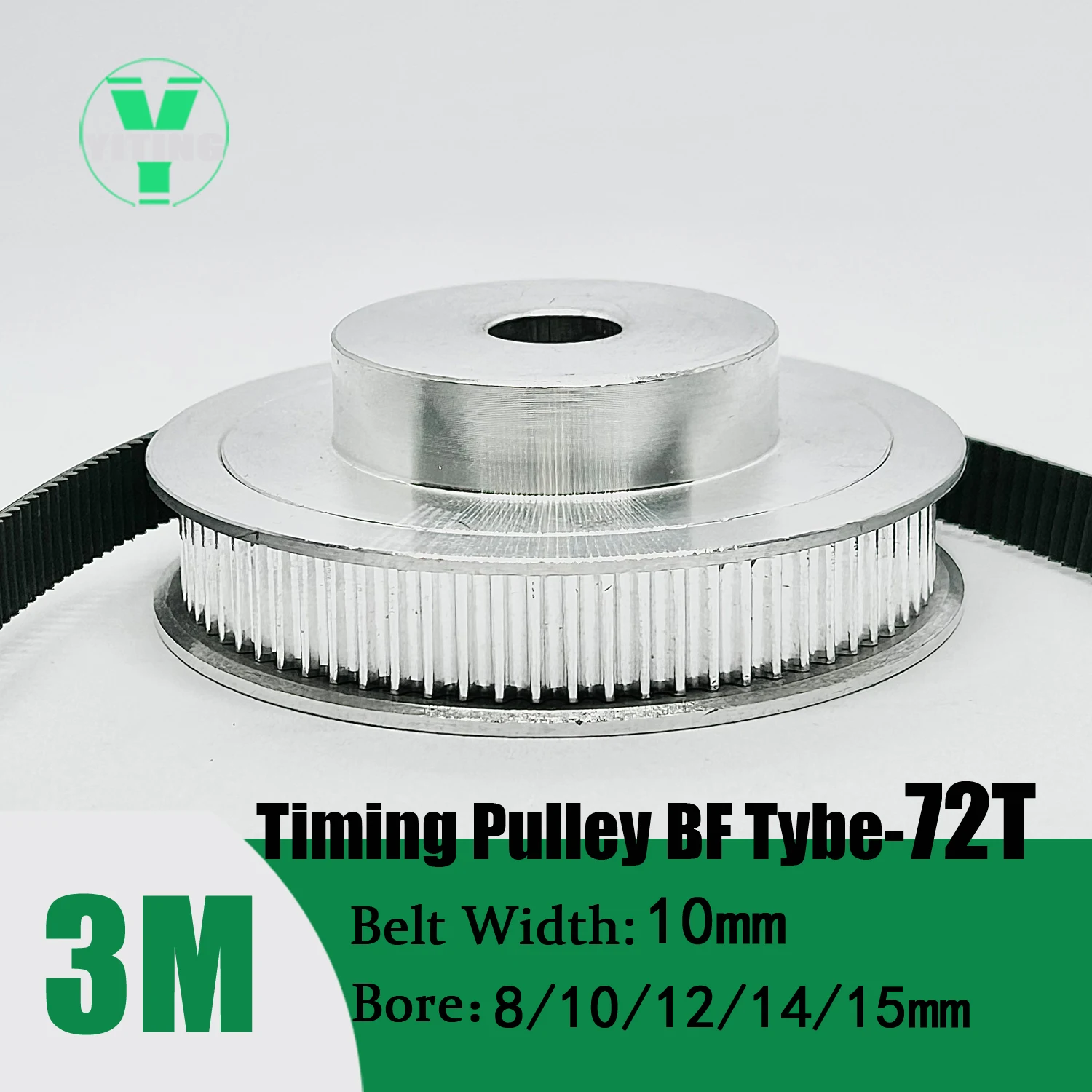 Imagem -03 - Htd-timing Polia Belt Grupo Belt Grupo Kit Roda Síncrona Belt Largura 10 mm Diâmetro 315 mm Redução 5: 13 m 12t 72 Dentes