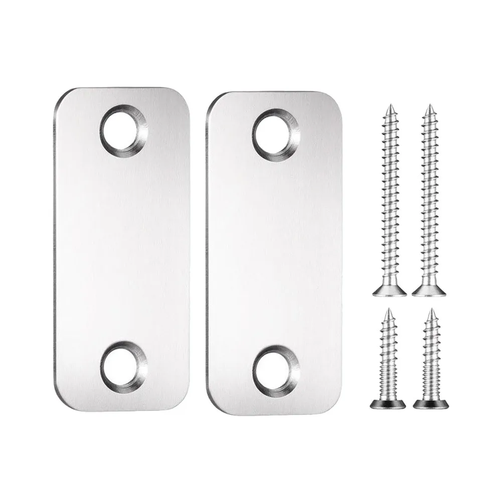 For Commercial Properties Silver Door Strike Filler Plate Door Hardware For Home Security Rental Property Secure