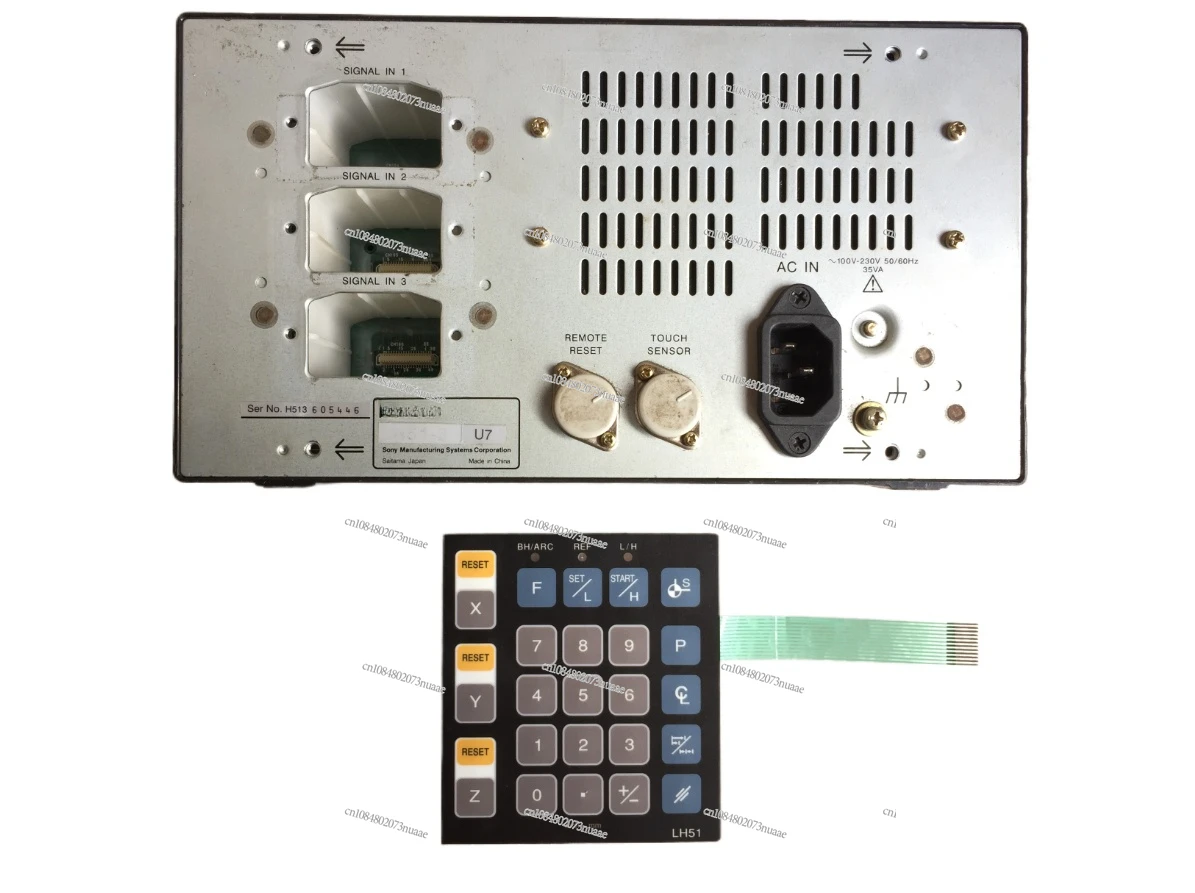 Digital Signal Display Instrument Film, Models Include LH51-2, LH51-3, LH54-2 and LH54-3, with Counter Button Panel