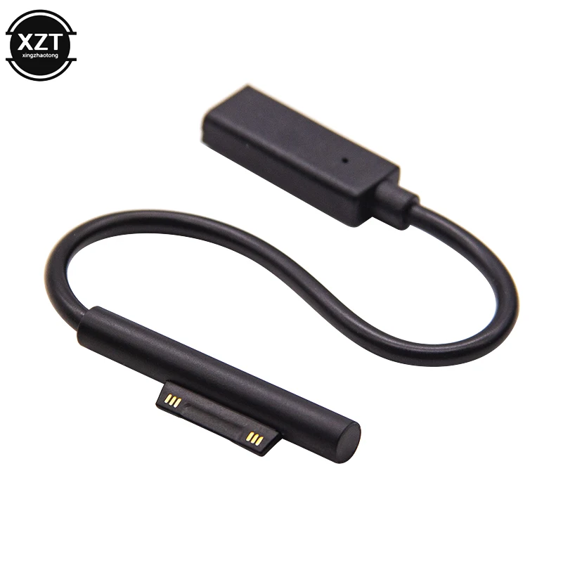 USB Type C PD Charging Cable for Micro-sof Surface Pro 3 4 5 6 Go DC Plug Connector Power Adapter Converter Laptop Charger Cord