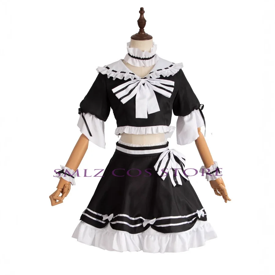Afbeelding 3: Maid Kasugano Sora Cosplay Anime Yosuga geen Sora Cosplay Kostuums Vrouwen Sexy Schort Jurk Outfit Lolita Uniform voor Party Vrouw