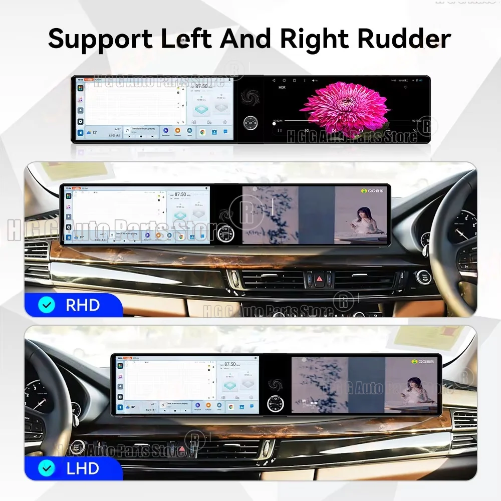 Android13 Car Radio Multimedia Video Player Dual Screen For BMW X5 F15 X6 F16 2014-2018 NBT EVO DSP Stereo 4G WiFi GPS Head Unit