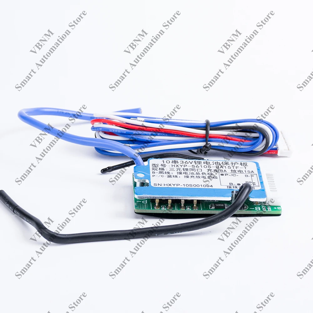 リチウムイオン電池マネージャープレート,nc温度保護,e-bms 10s,36v,42v,15a,60.5*32.5*9mm