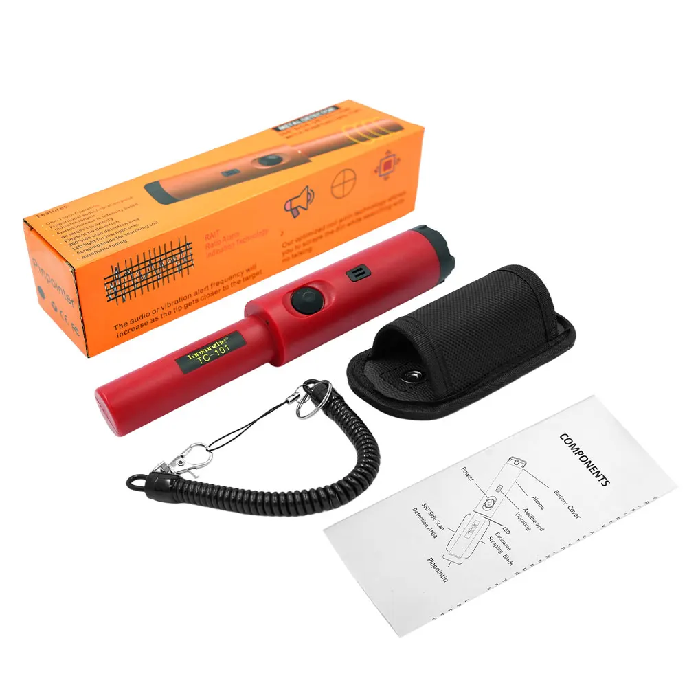 Portable TC-101 Metal Detector Pointer Pinpoint Hand Held Metal Detector Positioning Rod Detector Gold Diggers