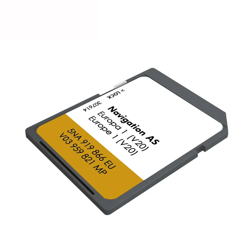 Newest 2025 Update for VW Discover Media Navigation AS V20 Map UK Europe Sat Nav SD Card 32GB