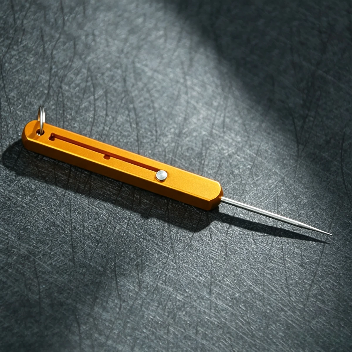 Portable Titanium Toothpick, 3-Gear Adjustable Reusable Metal Toothpick, Multi-purpose Fruit Pick for Teeth Cleaning