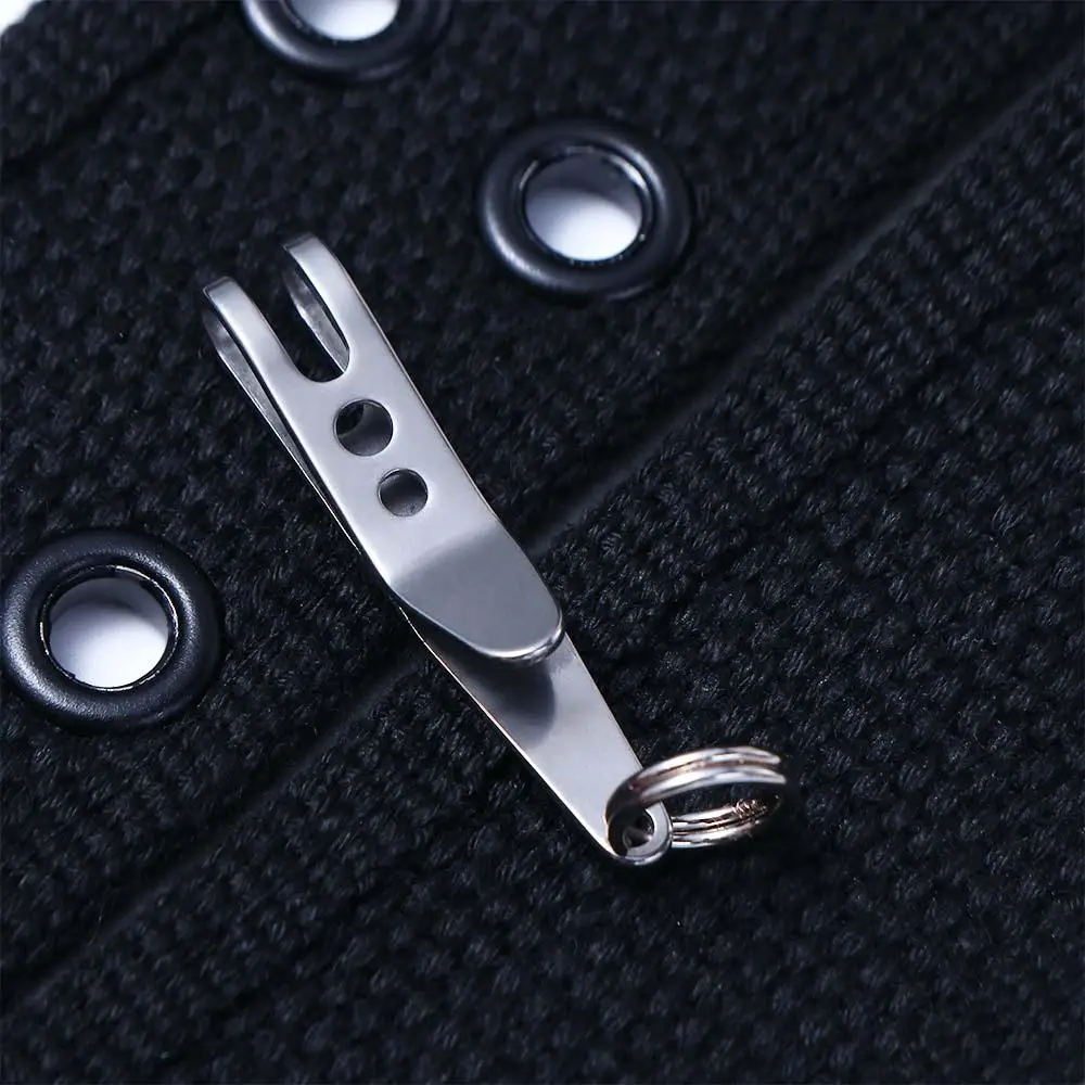 

Outdoor Tools Key Ring Mini EDC Bag Clip Portable Bag Hanging Clip Metal Key Buckles Waist Belt Hanging Clip Pocket Clips