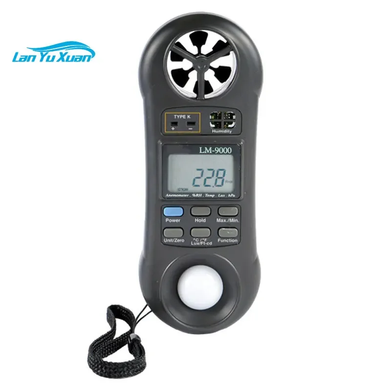 

LM-9000 Environmental Quality Meter Wind Speed Air Volume And Hygrometer