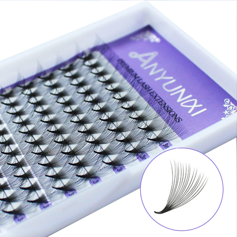 

5D/6D/10D/12D/16D/20D Premade Fans Volume Pointy Base Russian Lashes Pre Made Volume Fans Silk Soft Volume Eyelashes Extension