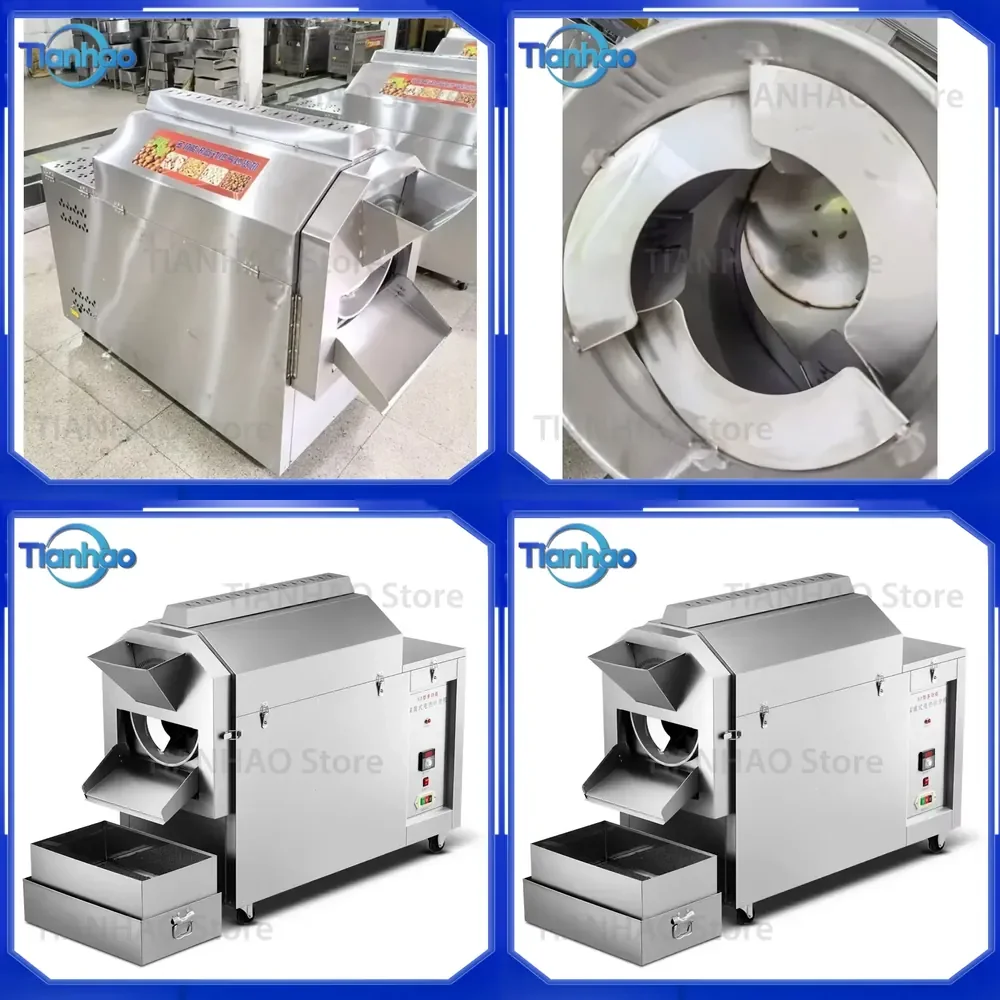 Steel Small Rotary Drum Dryer for Cocoa Peat Drying Laboratory Drum Dryer for Food Waste Bean Residue and Distillers Grains