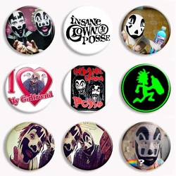 ICP Insane Clown Posse Hatchet Man Soft Button Pin Hip Hop Music Band Juggalo Wicked Badge Bag Decor Fans Collect Friends Gift