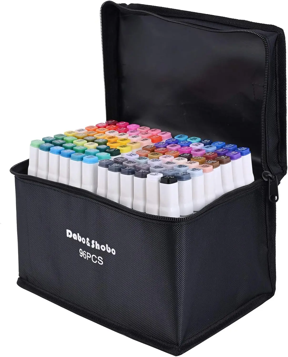 

96 Colors Alcohol Markers, Dual Tip Fine & Chisel for Adult Coloring and Sketching