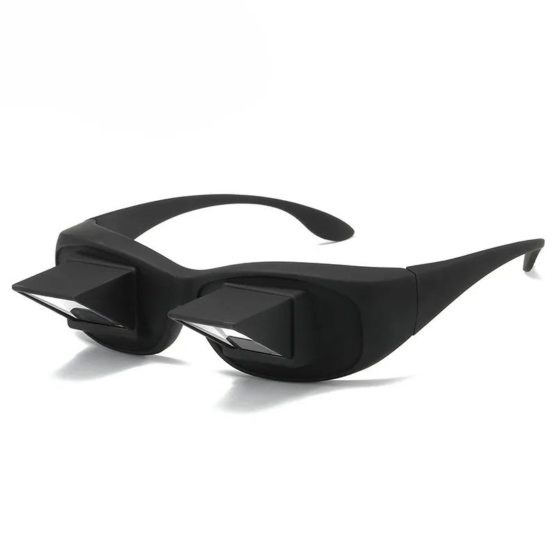 Ultra-HD Lazy-Friendly Glasses with Glass Lenses, Myopia-Compatible, Reclining Patient Glasses, Lazy Reading Glasses