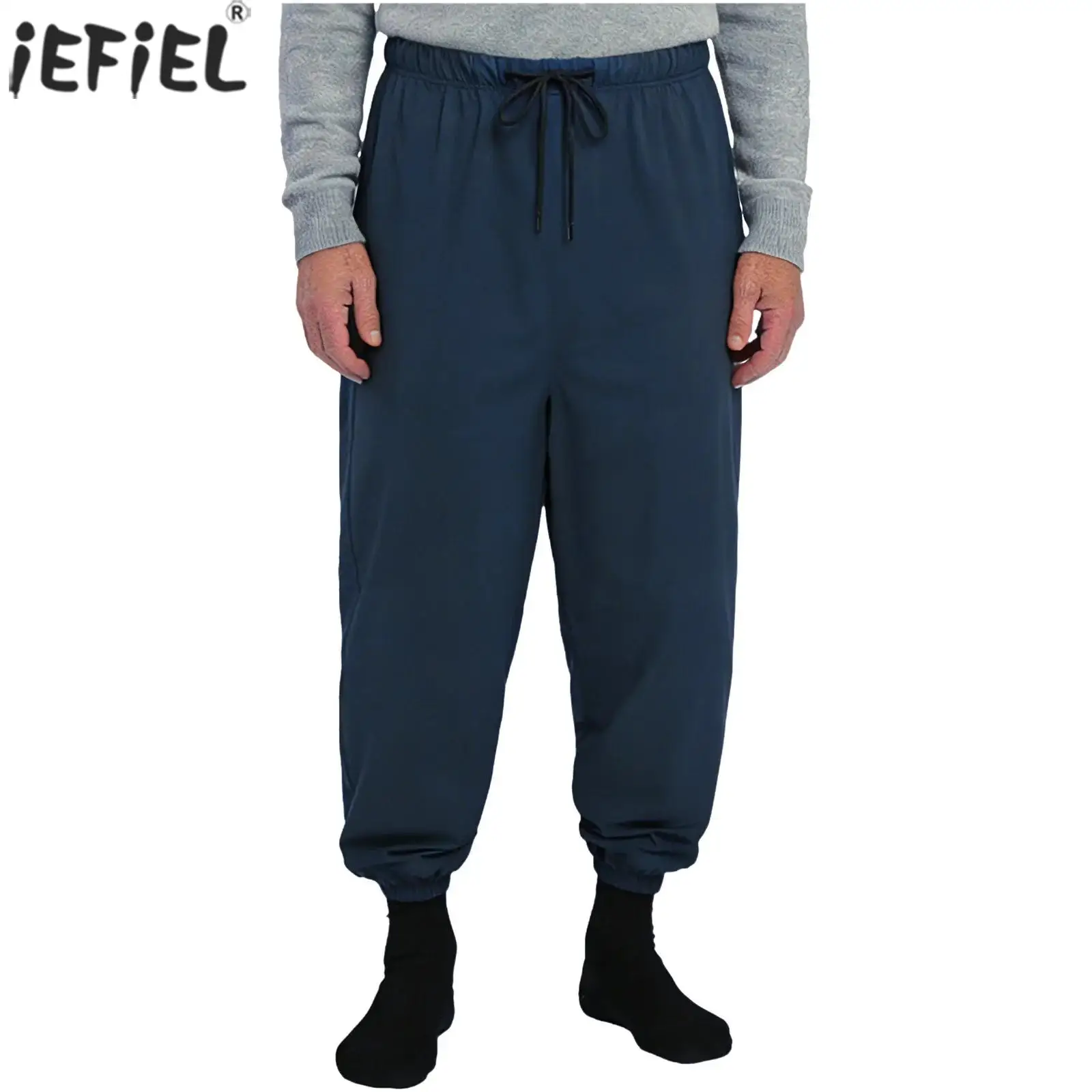 

Свободные брюки унисекс для взрослых, пожилых людей, недержания, брюки для бега на шнурке, моющиеся, противопротекающие, адаптивные брюки для лежачих пациентов