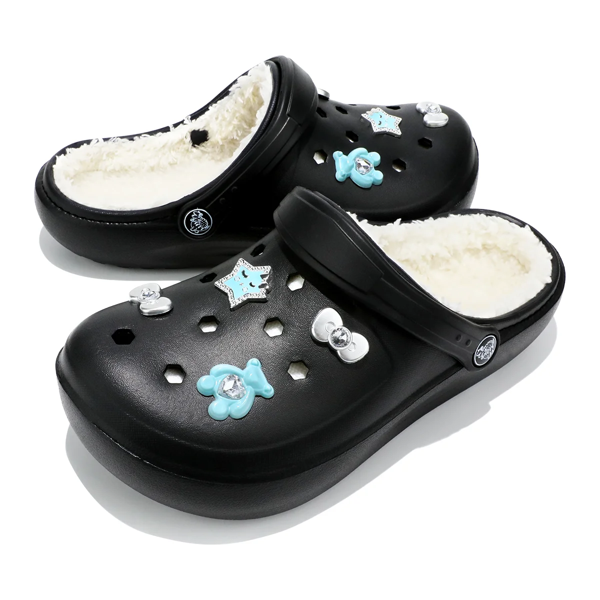 Warme Winter-Clogs für Damen, modischer und lässiger Stil, können drinnen oder draußen getragen werden 666 – Detail 3