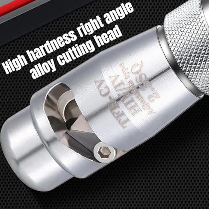 ABHU 2 قطعة أداة تجريد الأسلاك من سبائك الألومنيوم، أداة لف الأسلاك السريعة للحفر، أداة تويست الأسلاك الكهربائية، 2.5SQ