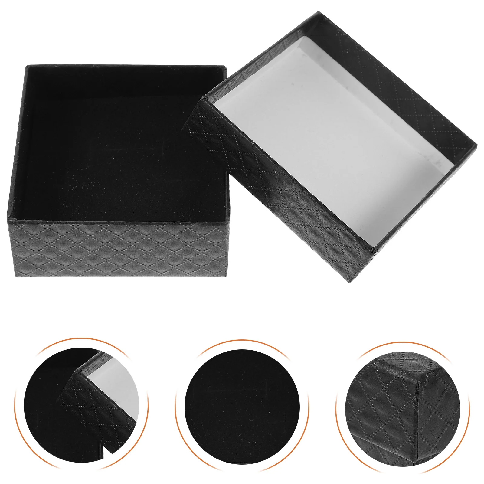 

10Pcs Jewelry Storage Gift Boxes Fabric Wrapped Ring Necklace Bracelet Boxes Small Decorative Packaging Small Jewelry Gift Box