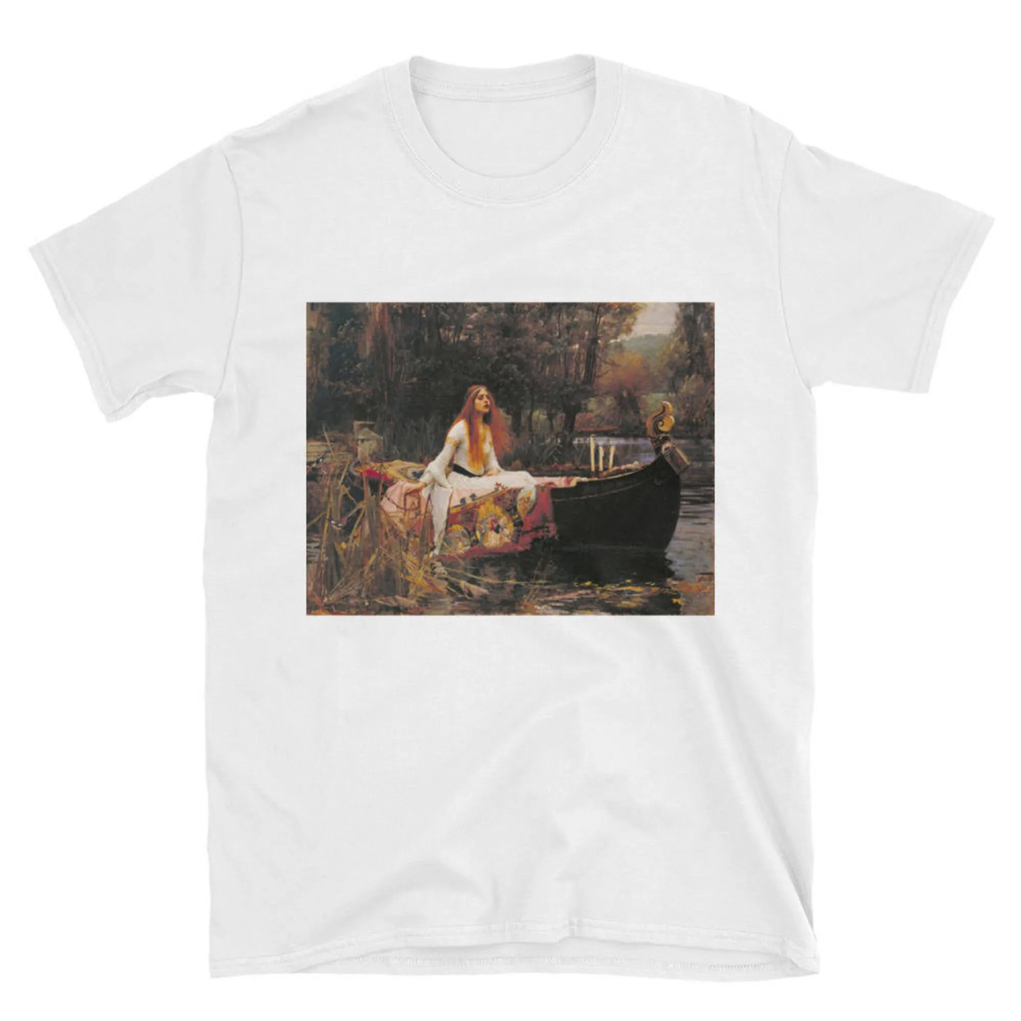 The Lady Of Shalott By John Waterhouse Painting T Shirt