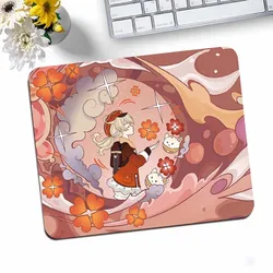 Genshin Impatto Piccolo Mausepad Gaming Mouse Pad Gamer Коврик Для Мыши Non-slip Zerbino Scrivania Zerbino Pc Accessori Mousepad Tastiera Mause