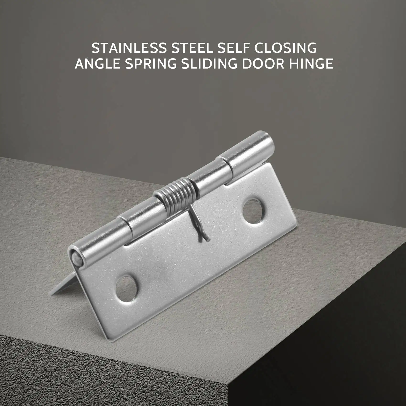 BISM1 2-дюймовая самозакрывающаяся угловая пружинная дверная петля из нержавеющей стали