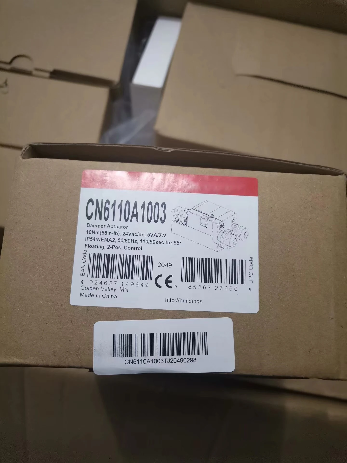 

CN6110A1003 для привода демпфера Honeywell
