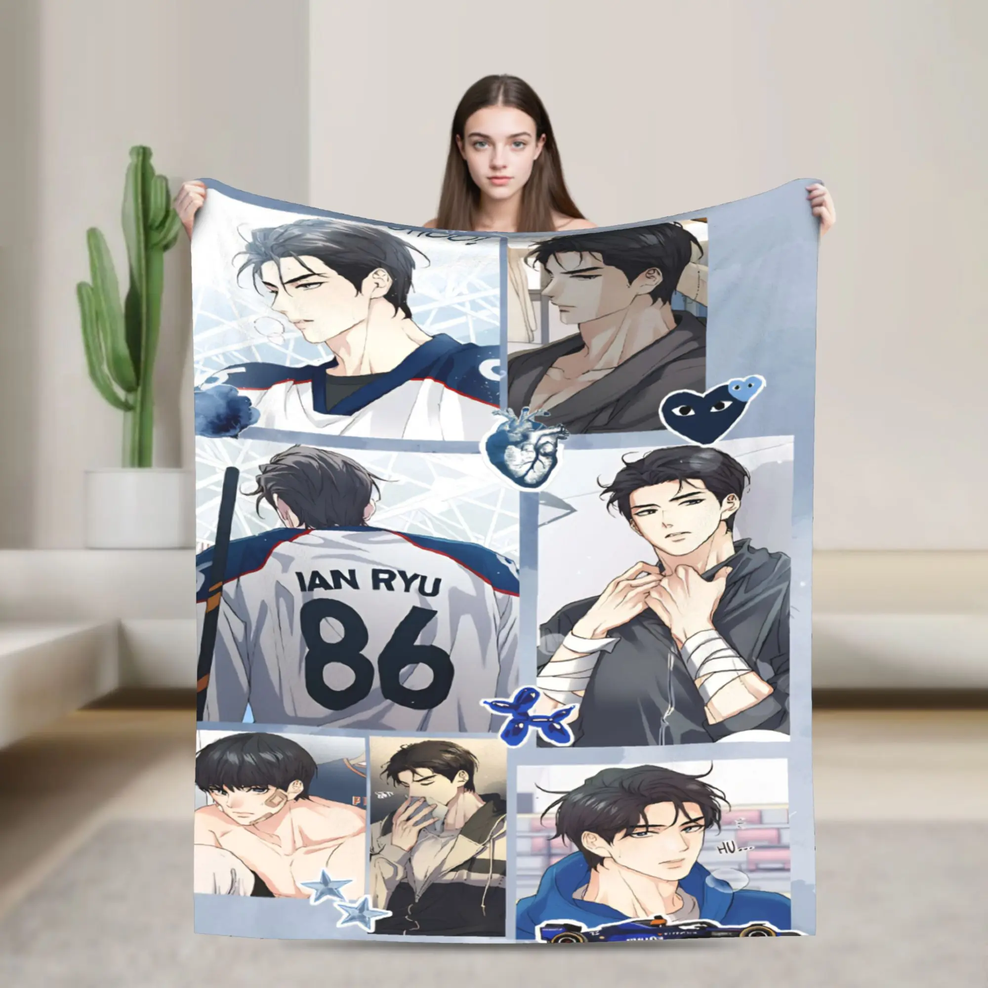Super Soft Melting Point BL Throw Blanket Premium Fleece Flannel Lightweight  Bed Blanket Warm Plush Blankets All Season Use