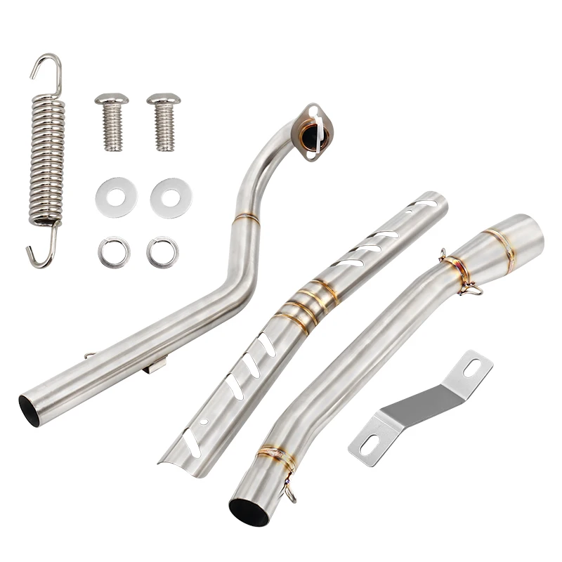 

For Honda Cross Cub110 CC110 2018 - 2023 Motorcycle Exhaust Stainless Steel Slip On Exhaust Muffler Header Pipe