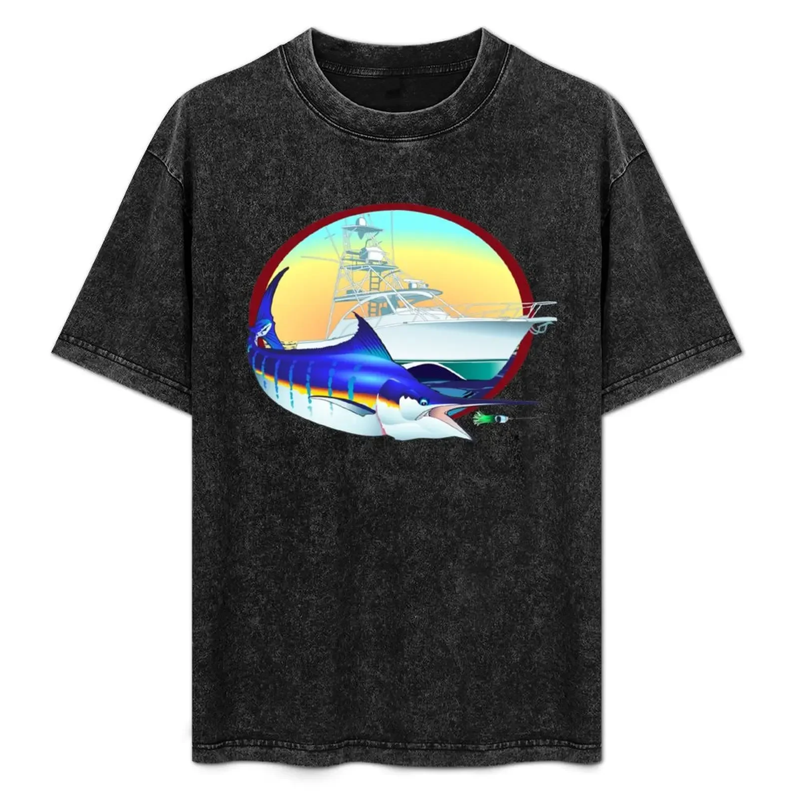 Marlin Boat Lure T-Shirt new edition vintage t shirts plus size tops plain men tshirt