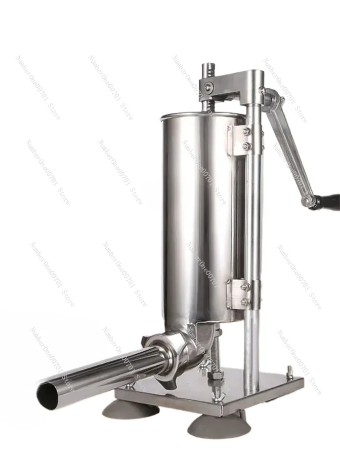 Fill Sausage Stainless Sausage Sausage Meat Homemade 4L Manual Syringe Machine Stuffer Steel Filling