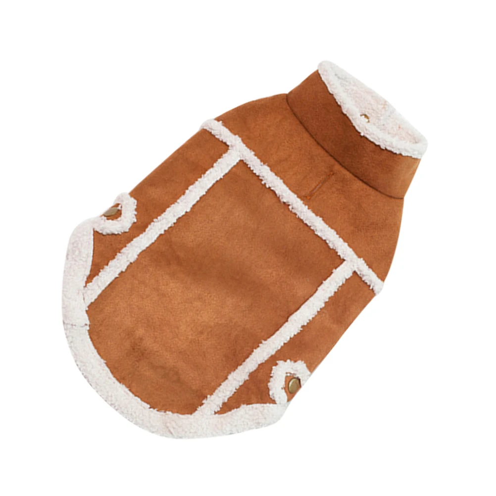 

Dog Jacket Medium Puppy Dress Coats Pet Clothes Winter British Apparel Outfit Keep Warm