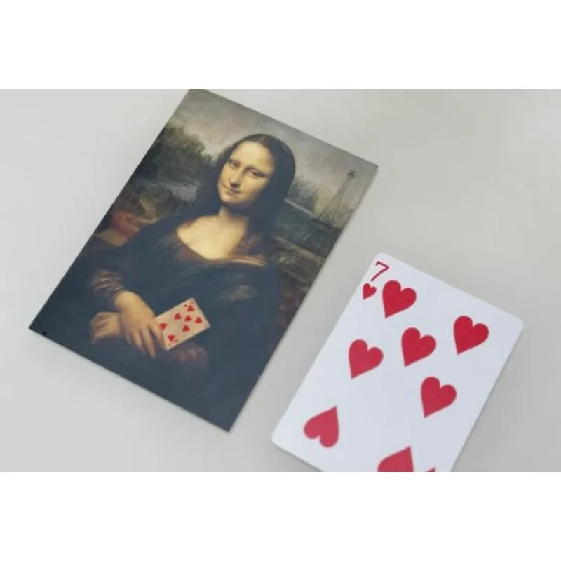 

Mona Lisa's Prediction Magic Tricks Close-up Street Illusions Gimmicks Mentalism Props Card Prediction The Chosen Card Appearing