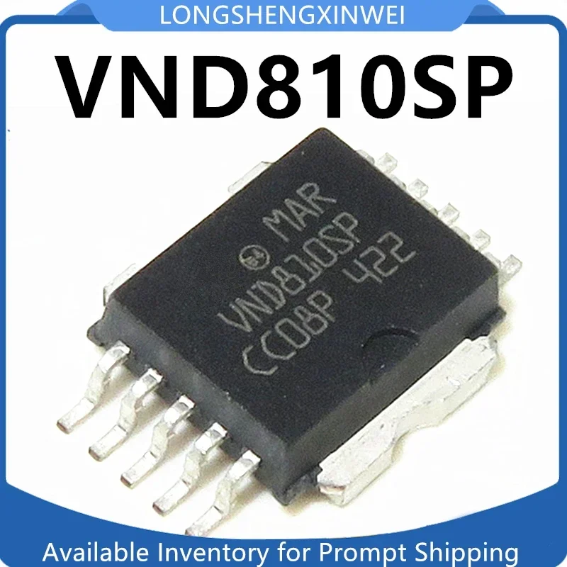 1PCS VND810SP A4 Automotive Steering Lamp Failure Maintenance Power Drive Chip Iron Substrate HSOP10