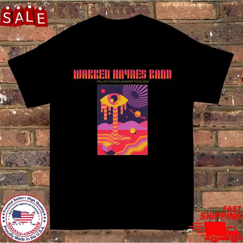 The Warren Haynes Band Million Voices Whisper 2024 T Shirt Full Size