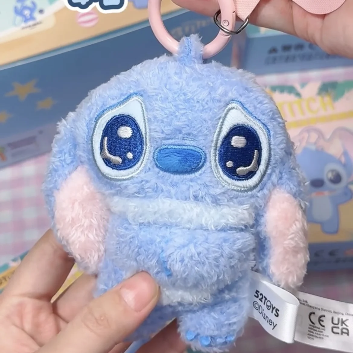 

52TOYS Stitch Emotion Blind Box Trendy Collectible Phone Strap Keychain Angel Soft Toy Accessory for Trendsetters